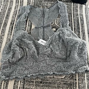 Free People Anemone Lace Racerback Bralette size Large